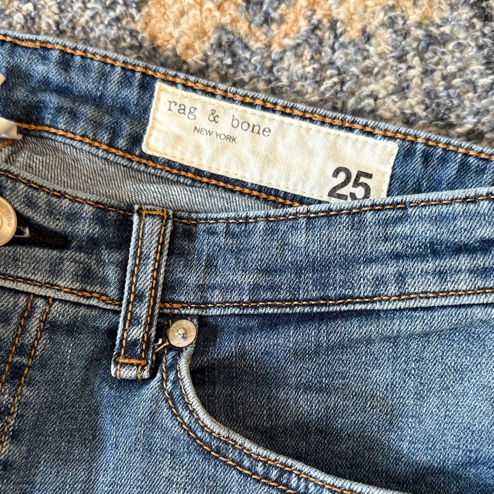 rag & bone Dre Low-Rise Slim Boyfriend Jeans - Picture 2 of 4